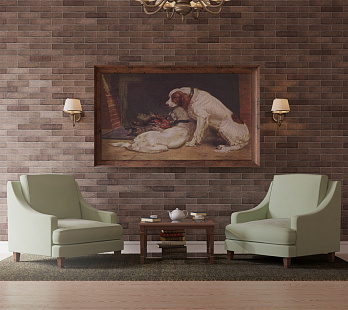 Объект из Облицовочные камни Monopole Ceramica Плитка настенная Bricks Coral